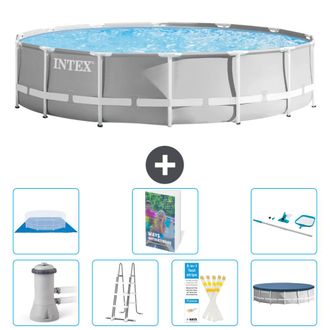 Intex Piscina Prism Frame Redonda - 427x107 Cm - 8-piezas S573
