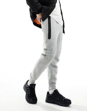 Nike Joggers tecnici in pile grigio