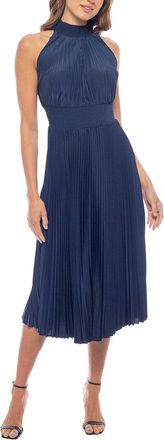 Marina Rossini Pleated Midi Dress