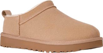 UGG Womens Clogs Classic Micro Sand Upper: Leather - Outsole: Eva Slippers Flat Shoes