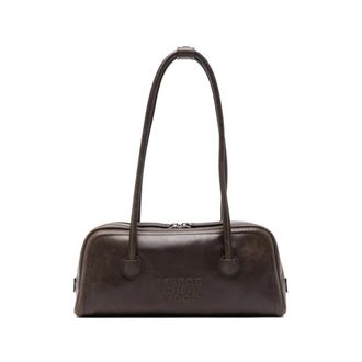 Margesherwood Logo-embossed Leather Shoulder Bag