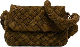 Bottega Veneta Pre-owned Shoulder Bags, female, Green, Size: ONE SIZE Pre-owned Kalimero Citta