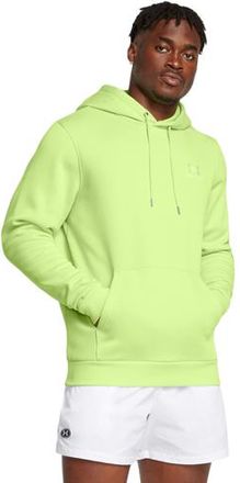 Under Armour Mens Icon Fleece Hoodie - Morph Green/White Size S
