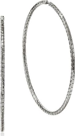 John Hardy JH Essential Hoop Earrings in Silver at Nordstrom