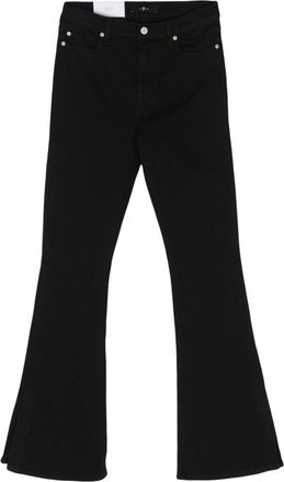 7 For All Mankind Ali high-rise flared jeans - women - Elastomultiester/Cotton/Elastane - 28 - Black