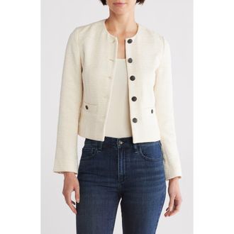 Rag & Bone Amaya Crop Jacket in Ivory at Nordstrom Rack, Size 8