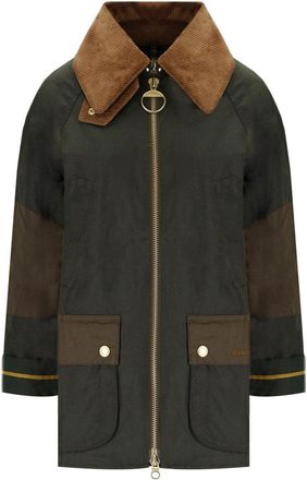 Barbour GIACCA ALLERSTON WAX VERDE OLIVA BARBOUR