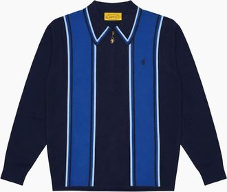 Gabicci Vintage 1973 Mens Gabicci Vintage Xander Navy Polo Shirt - Size: 40
