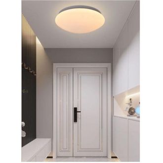 Trade Shop Trade Shop Traesio - Trade Shop - Plafoniera Tonda Soffitto 18w Metallo Plastica Ip20 Luce 6500k 4000k 3000k C01-18