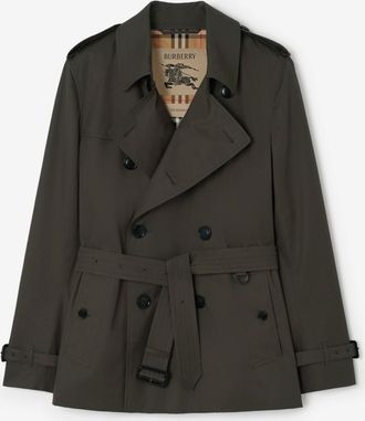 Burberry Extrashort Tropical Gabardine Kensington Trench Coat