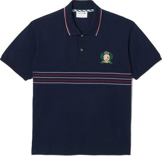 Lacoste Geborduurd Crest Polo Shirt - Heren - Polos - Blauw - S - Katoen - Tops