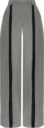 The Mannei Perth trousers - women - Polyester/Leather/Wool/Viscose/Elastane - 36 - Grey