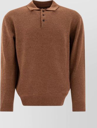 Beams Plus wool polo sweater
