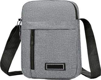 Generic Compatible For Mens bag, available in single shoulder or cross-body design, Made of nylon material(BJ561 gray)