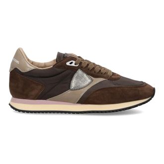Philippe Model Blville Low Running Sneaker - female - Philippe Model - Sneakers - Brown - 6 UK - Shoes