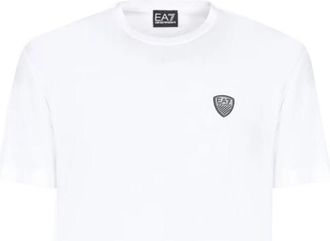 Emporio Armani T-shirt met ronde hals - Heren - T-shirts - Wit - L - Tops