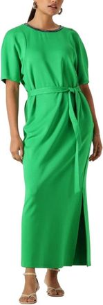 Pom Amsterdam Dames, Jurken, Groen, Maat: M