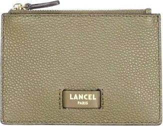 Lancel Ninon Zip Cardhouder - Dames - Accessoires - Groen - Maat: ONE Size Leer