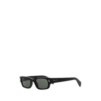 Alexander McQueen Alexander McQueen, Sunglasses, female, Black, Size: ONE SIZE T-Bar Rivet Panthos Sunglasses