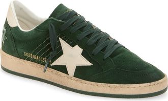 Golden Goose Ball Star Sneaker in Dark Green/cream at Nordstrom, Size 6Us