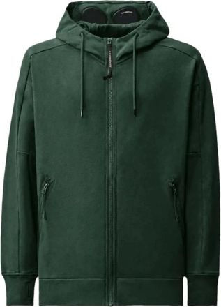 C.P. Company Sweatshirts Hoodies - Heren - Vesten met rits - Groen - L - Hoodies & sweatvesten