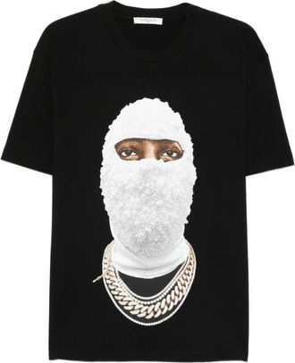 Ih Nom Uh Nit Mask Print T-Shirt - Heren - T-shirts - Zwart - 2XL - Katoen - Tops