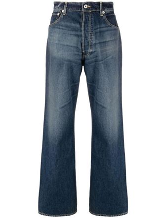 Kenzo Dark Stone Suisen Relaxed Jean Clothing