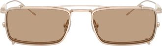 Brunello Cucinelli 0Bc 2014St - unisex - Zonnebrillen - Beige - 56 MM - Accessoires