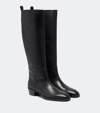 Jimmy Choo London Mave leather knee-high boots