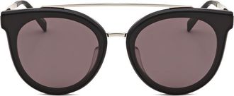 Escada Ladies Black Round Sunglasses SESA52F-1