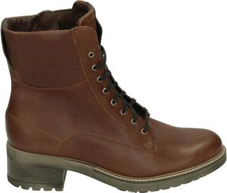 Durea Schoenen, Dames, Bruin, 40 EU, Leer, 9725 H Veterboot