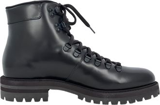 Common Projects veterschoenen voor wandelen in zwart leer