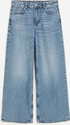 H&M Wide Regular Jeans - Blue