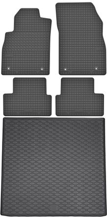 OEM Juego De Alfombrillas De Goma Para Coche Y Maletero Para Opel Astra Iv J Kombi (2010-2016)