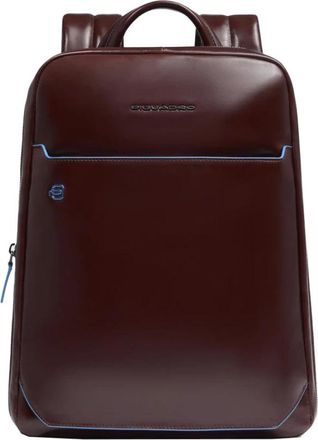Piquadro Ca 6311B2 Uitbreidbare Laptop Rugzak - Heren - Rugzakken - Bruin - ONE Size - Polyester - Tassen