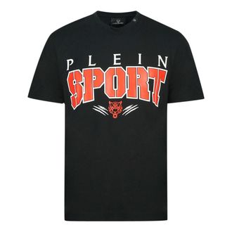 Plein Sport Bold Sport-logo zwart T-shirt