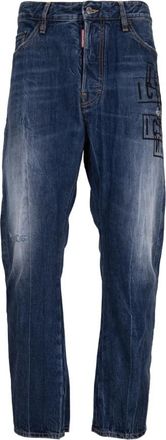 Dsquared2 Slim-fit Jeans - Heren - Slim Fit Jeans - Blauw - 3XL - Katoen - Jeans