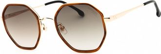 Carrera Brown Shaded Geometric Ladies Sunglasses CARRERA 3029/S 0EX4/HA 53