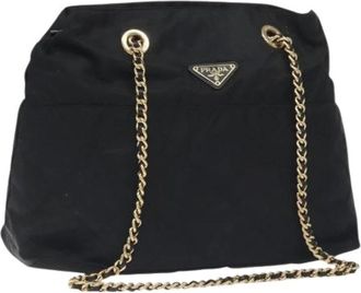 Prada Pre-owned Bucket Bags, female, Black, Size: ONE SIZE Pre-owned Vintage Bucket Bag