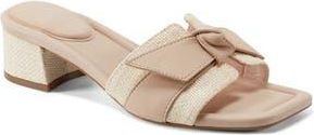 Rockport Carsie Knotted Slide Sandal in Light Natural at Nordstrom Rack, Size 7.5
