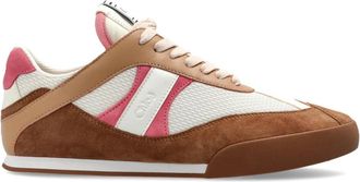 Chlo&eacute; Kick Sneakers - Dames - Sneakers - Bruin - 39 EU - Leer - Schoenen