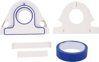 OEM Juego Aplicador De Cinta De Enmascarar Para Pintura, Herramienta Dispensadora Con Cinta De Pintura Azul De 25 Mm De Ancho, Cortador Port&aacute;til Para Mold