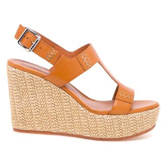 Guglielmo Rotta Wedge Sandal - female - Guglielmo Rotta - Wedges - Brown - 4 UK - Shoes