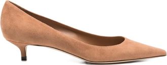 Jimmy Choo London 40 mm Amelia pumps met puntige neus - Beige