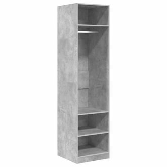 Berkfield Home Wardrobe Concrete Grey 50x50x200 cm Engineered Wood | Size: 50 x 50 x 200 cm