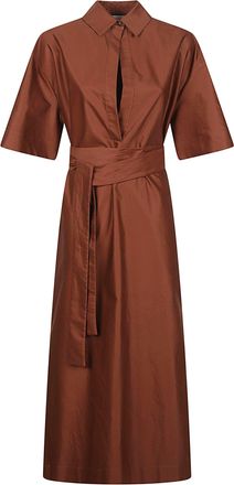 SA SU PHI Francesca Short Sleeve Midi Dress
