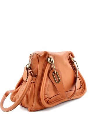 Chlo&eacute; Paraty Top Handle Bag Leather Medium satchel - Orange