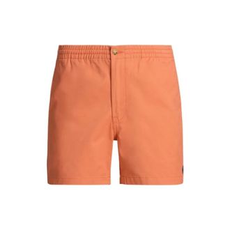 Polo Ralph Lauren Klassieke Prepster Katoenen Shorts - Dames - Bermuda - Oranje - XS - Katoen - Korte Broeken