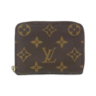 Louis Vuitton Marron Coated Canvas Coin Purse/Coin Case (Pre-Owned)
