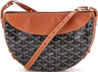 Goyard Hirondelle Shoulder Bag Coated Canvas and Leather